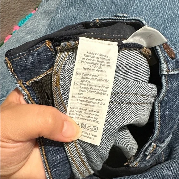 Madewell maternity classic straight jeans size 27 - Picture 3 of 6